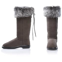 Dominion 'Artemis' Women's Tall Fashion Shearling Boots with Toscana Trim