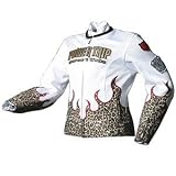 Power Trip Women's Stiletto Mesh Jacket - Small/White/Leopard