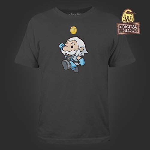 DOTA 2 Heavenly Jump Men's Charcoal Tee X-Large with Digital Unlock Code