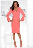 Apparel : Ruffle Sleeve Skirtsuit