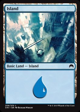 Magic: the Gathering - Island (259/272) - Origins - Foil