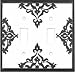 LACE Black and White Switchplates Outlet Covers, Rocker, GFCI