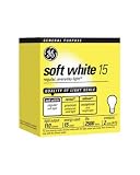 GE 15 Watt Soft White Bulbs / 2-Pack