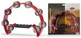 Stagg TAB-2 Cutaway 16 Jingle Tambourine, Red