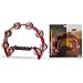 Stagg TAB-2 Cutaway 16 Jingle Tambourine, Red
