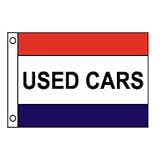 Used Cars Flag Nylon 3ft x 5ft Picture
