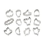 Wilton 12-Piece Mini Halloween Cookie Cutter Set