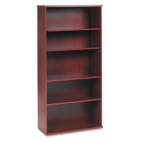 Mahogany 36W Open Bookcase Mahogany from Bookcases