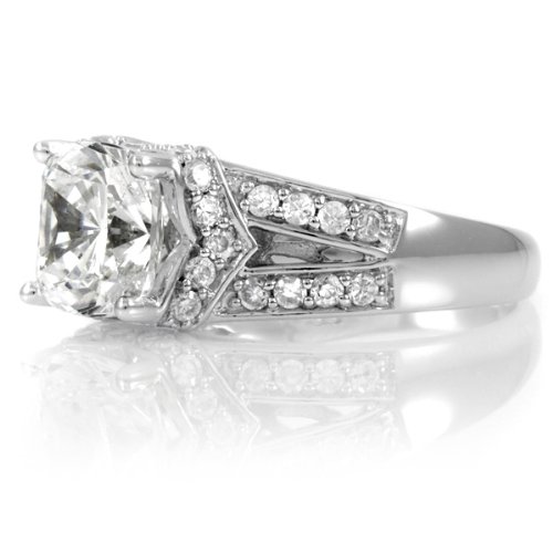 Marinel’s Engagement Ring – Cushion Cut CZ