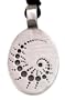 Fibonacci Fractal Chaos Math Pewter Pendant Necklace