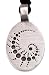 Fibonacci Fractal Chaos Math Pewter Pendant Necklace