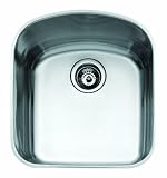 Teka 125-072 Euro Series Single Bowl Undermount Stainless Steel Sink