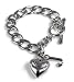 Juicy Couture Jewelry Silver Starter Heart Charm Bracelet