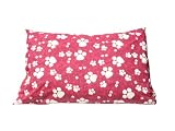 Pet Dog Bed Xtra Large Size Washable Cover Only - Red Paws Design