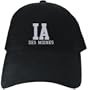 CAPS BLACK EMBROIDERY " ABC POSTAL CODE DES MOINES CITY " IOWA