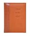 Markings by C.R. Gibson Inspirational Debossed Tan Italian Leatherette Journal - Trust in the Lord (MJ11-7317)