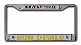 NCAA Chrome License Plate Frame