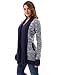 PattyBoutik Women's Marled Sweatercoat Cardigan