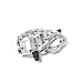 eclat Slash Slim Alloy Pedals - 1 Pair, High Polish Silver