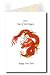 2012 Chinese Year of the Dragon Greeting Card - Red