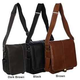 Lagacy Leather Teddy Messenger Bag (1833-02) (Black)