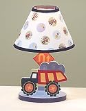 Bedtime Originals Wiggle Wagon Lamp with Shade - Blue
