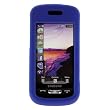 Dark Blue Rubberized Snap-On Crystal Hard Cover Case for AT&T Samsung Solstice SGH-A887 Cell Phone