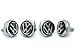 Harvard kid DIY Car Parts License Plate Frame Screw Bolt Caps Covers for VW Volkswagen All Model