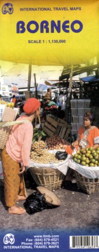 Borneo/Kalimantan Map by ITMB under Borneo in The Books Store