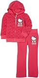 Hello Kitty Girls 2-6x French Terry Active Set,Fuchsia Purple,3T