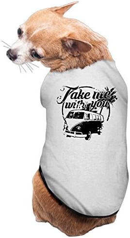 Volkswagen Bus Take Me With U Sleeveless Pet Apparel Dog Customes