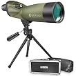 Barska BlackBlackhawk 20-60x60 Waterproof Straight Spotting Scope w/Tripod, Soft Carry Case & Premium Hard Case