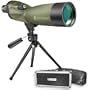 Barska BlackBlackhawk 20-60x60 Waterproof Straight Spotting Scope w/Tripod, Soft Carry Case & Premium Hard Case