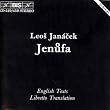 Janacek: Jenufa (Gesamtaufnahme) (tschech.)
