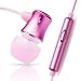 JLab J3MS JBuds In-Ear Single Earphone Style Headset with Enterprise Class Microphone, Pink