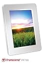 Transcend PF730W Digitaler Bilderrahmen (7" Display, 2GB interner Speicher) weiß
