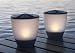 Solar Patio Table Lamp LED Candle Accent Light - Turner, A Unique 2 Sided Lantern, Warm White LED