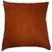 DreamHome - Solid Faux Suede Decorative Pillow Cover/Euro Sham, 26