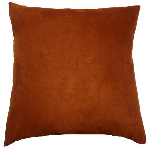 DreamHome - Solid Faux Suede Decorative Pillow Cover/Euro Sham, 26