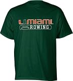 Miami Hurricanes Green Rowing T-Shirt
