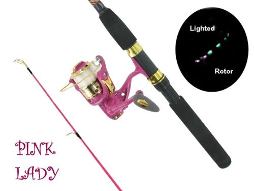 Roddy Hunter Pink Lady 6'6 Fishing Rod Reel Combo New
