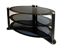 Icon Aero 3237 - Premium Glass Stand For LCD & Plasma TV Up to 37" - High Gloss Black