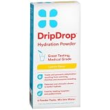 Drip Drop Hydration Powder Lemon Flavor 8 Packets Per Box (4 Boxes)