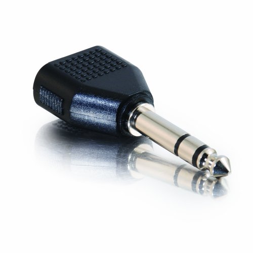 Cables To Go Adapter (6,3 mm Stereo-Klinkenstecker / 2 x 3,5 mm Stereo-Klinkenkupplung) (U Preisvergleich