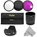 Professional Kit for NIKON Coolpix P510 - Includes: Filter Kit (UV, CPL, FLD) + Aluminum Lens Adapter Tube + Tulip Flower Lens Hood + Premium MagicFiber Microfiber Cleaning Cloth
