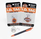 C Harley Davidson Id Tag-bar & Shield