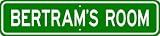 BERTRAM ROOM SIGN - Personalized Gift Boy or Girl, Aluminum