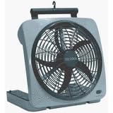 10" BATTERY OPERATED INDOOR/OUTDOOR FAN with ADAPTER