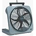 10" BATTERY OPERATED INDOOR/OUTDOOR FAN with ADAPTER