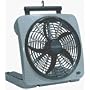 10" BATTERY OPERATED INDOOR/OUTDOOR FAN with ADAPTER